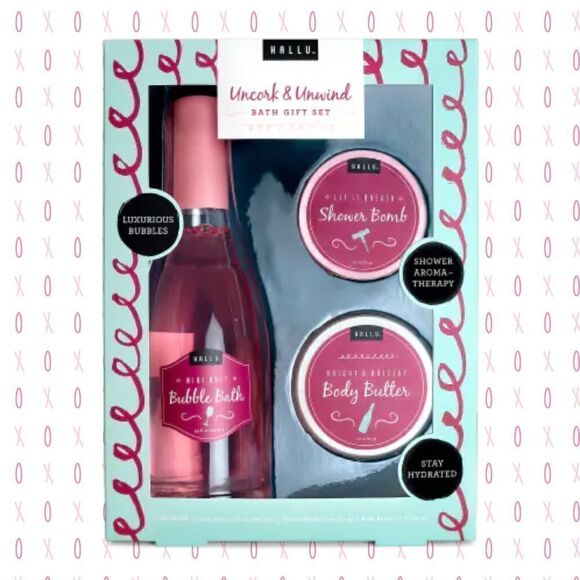 Hallu Uncork & Unwind Bath Gift Set - Picture 1 of 2